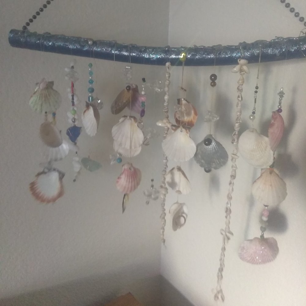 Large Sea Shell Mobile Wind Chime